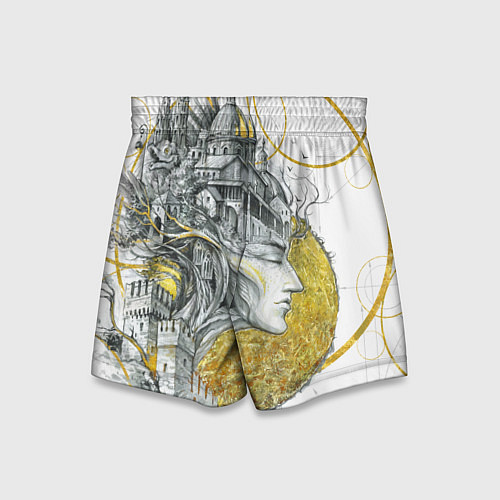 Детские шорты Мечты города / 3D-принт – фото 2