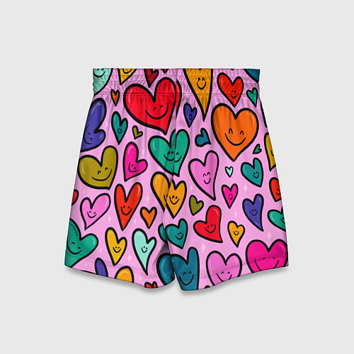 Детские шорты Сердечко Смайл / 3D-принт – фото 2