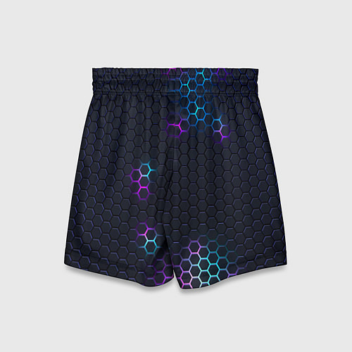 Детские шорты НЕОНОВАЯ БРОНЯ НЕО БРОНЯ / 3D-принт – фото 2