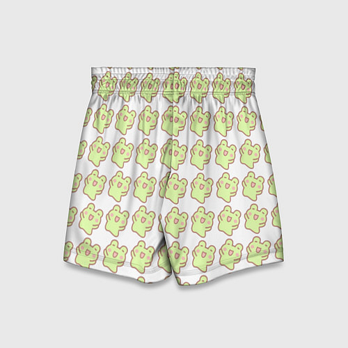 Детские шорты Счастливые лягушки / 3D-принт – фото 2