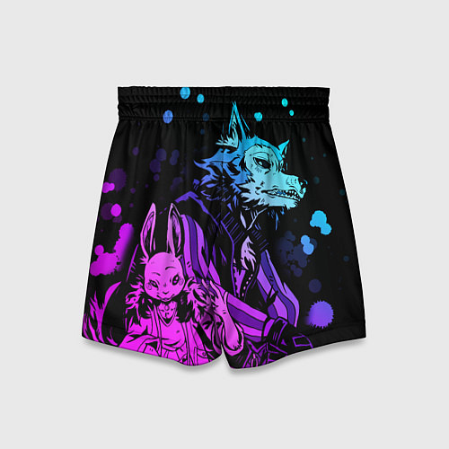 Детские шорты BEASTARS, Легоши и Хару / 3D-принт – фото 2