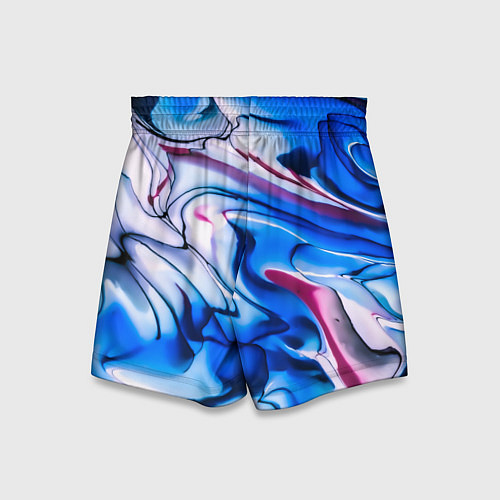 Детские шорты ТАЙ ДАЙ ОКЕАН ЧЕРНИЛ / 3D-принт – фото 2