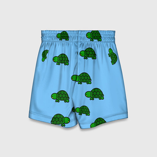 Детские шорты Черепаха / 3D-принт – фото 2