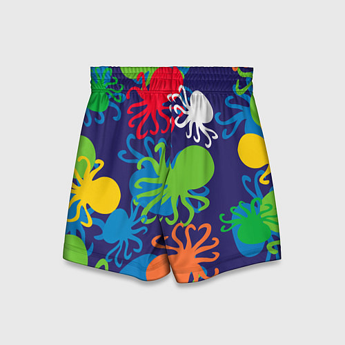Детские шорты Осьминоги / 3D-принт – фото 2