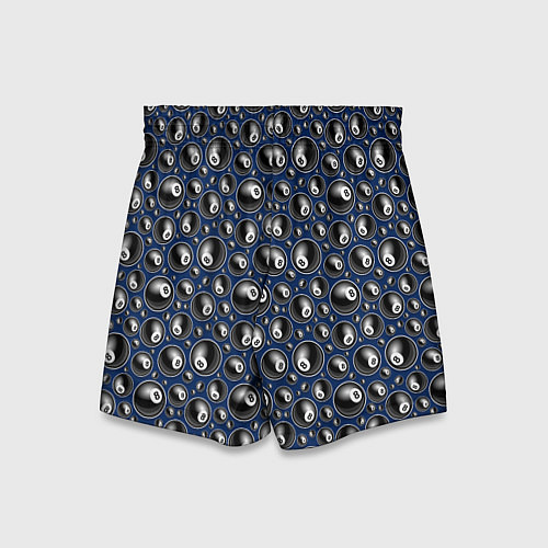 Детские шорты Бильярд 8 / 3D-принт – фото 2