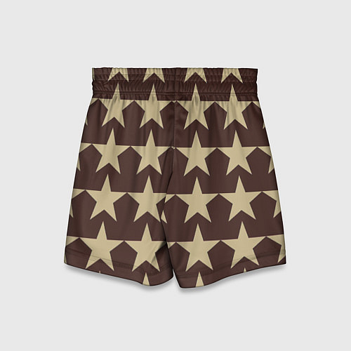Детские шорты Шампанские звёзды / 3D-принт – фото 2