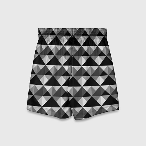 Детские шорты Современный геометрический / 3D-принт – фото 2