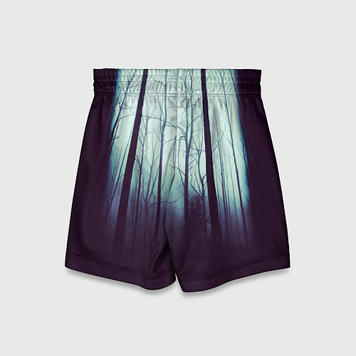 Детские шорты ЖУТКИЙ ЛЕС / 3D-принт – фото 2