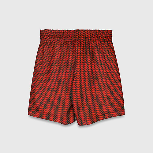 Детские шорты Красная вязь / 3D-принт – фото 2