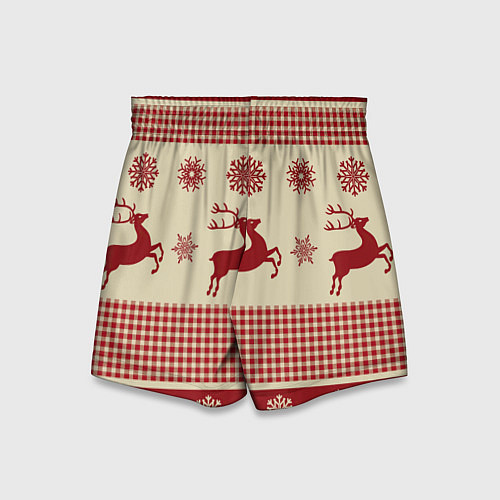 Детские шорты Олени / 3D-принт – фото 2