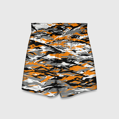 Детские шорты Тигровый камуфляж / 3D-принт – фото 2