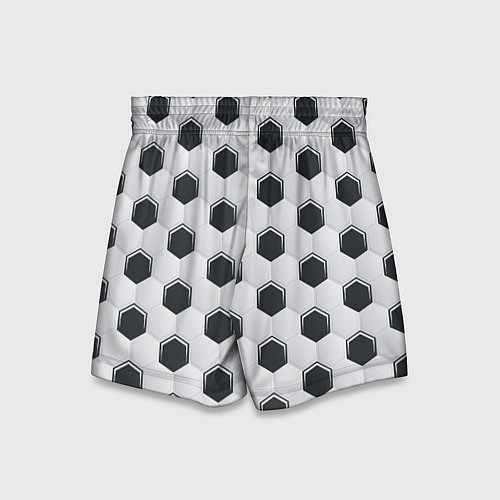 Детские шорты Текстура футбольного мяча / 3D-принт – фото 2