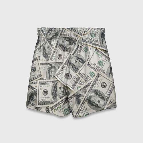 Детские шорты Dollars money / 3D-принт – фото 2