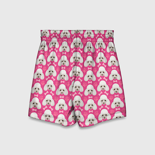 Детские шорты Собака Пудель / 3D-принт – фото 2