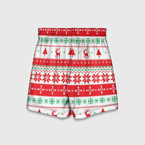 Детские шорты Christmas Deer / 3D-принт – фото 2