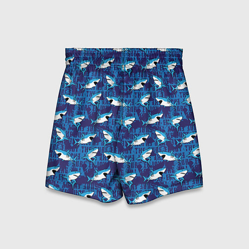 Детские шорты Акулы SURF / 3D-принт – фото 2