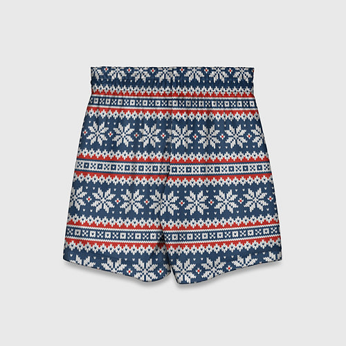 Детские шорты Knitted Christmas Pattern / 3D-принт – фото 2