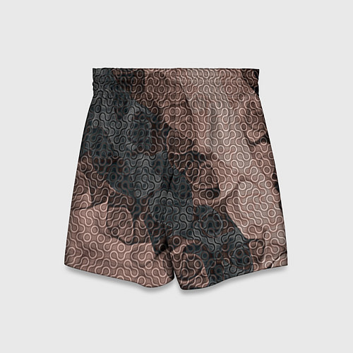 Детские шорты Коллекция Journey Шоколад 566-974 Дополнение / 3D-принт – фото 2