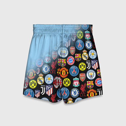 Детские шорты МАНЧЕСТЕР СИТИ MANCHESTER CITY / 3D-принт – фото 2