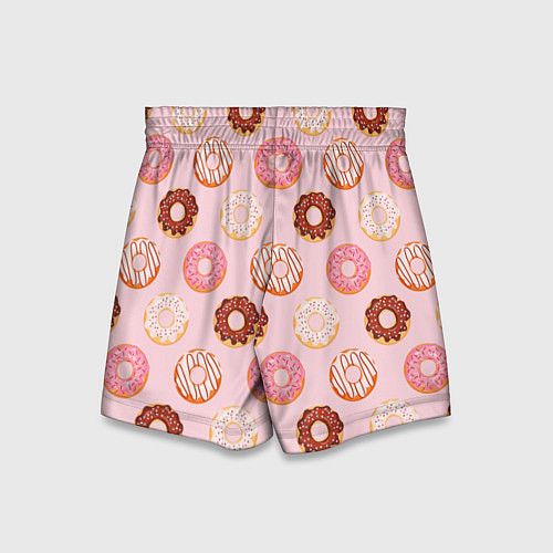Детские шорты Pink donuts / 3D-принт – фото 2