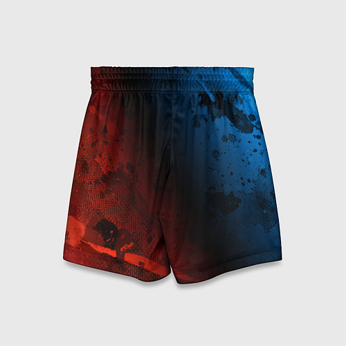 Детские шорты БМВ BMW Краски / 3D-принт – фото 2