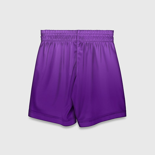 Детские шорты Красивый фиолетовый градиент / 3D-принт – фото 2