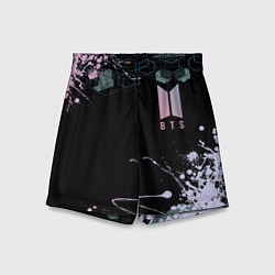 Шорты детские BTS класс, цвет: 3D-принт