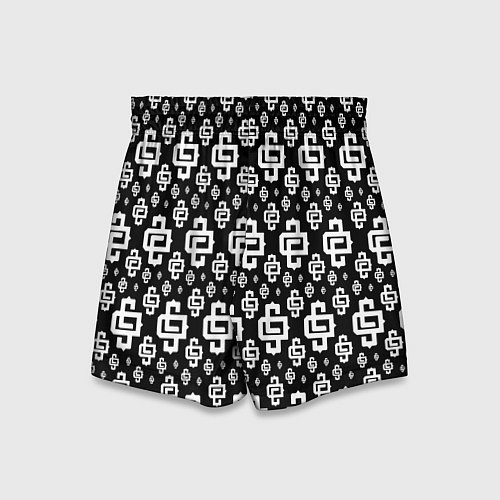 Детские шорты Black Pattern Dope Camo Dope Street Market / 3D-принт – фото 2