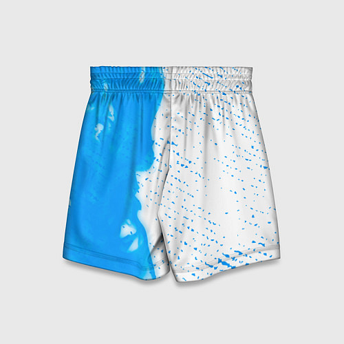 Детские шорты РОССИЯ - ГЕРБ Огонь По вертикали / 3D-принт – фото 2