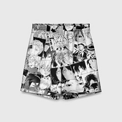 Шорты детские Bungo Stray Dogs pattern, цвет: 3D-принт