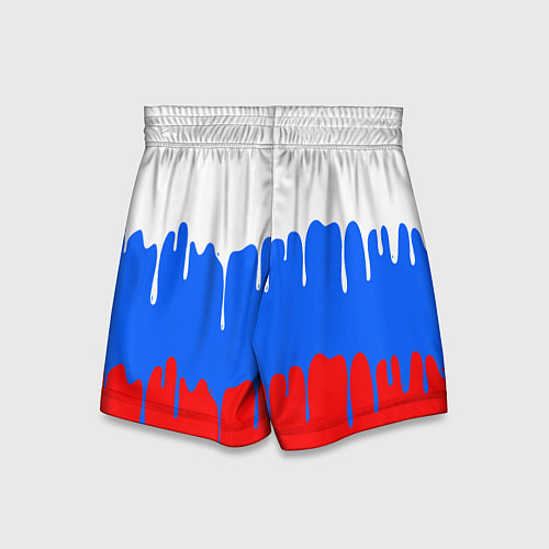 Детские шорты Флаг герб russia / 3D-принт – фото 2