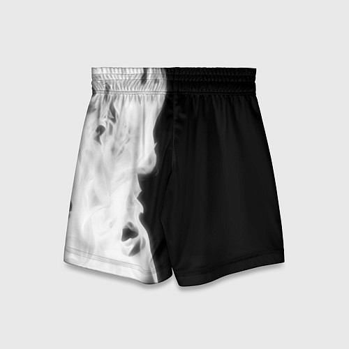 Детские шорты PEUGEOT Огонь Вертикально / 3D-принт – фото 2