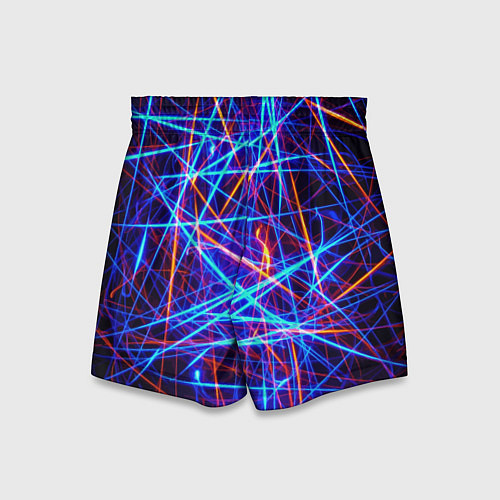 Детские шорты Neon pattern Fashion 2055 / 3D-принт – фото 2