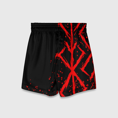 Детские шорты КЛЕЙМО ЖЕРТВЫ BERSERK БЕРСЕРК / 3D-принт – фото 2