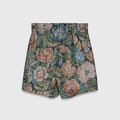 Детские шорты Floral pattern Цветочный паттерн / 3D-принт – фото 2