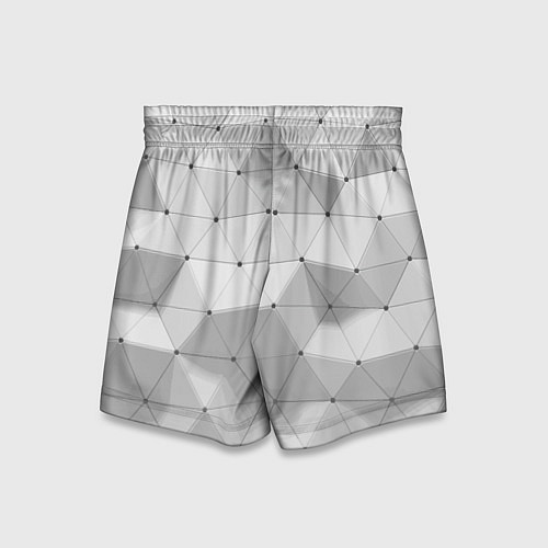 Детские шорты Полигональный объёмный паттерн / 3D-принт – фото 2