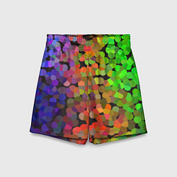 Детские шорты Яркая палитра красок - блики