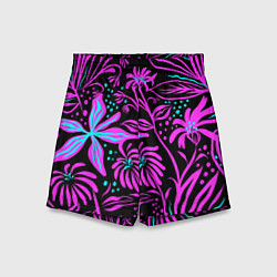 Шорты детские Цветочная композиция Fashion trend, цвет: 3D-принт