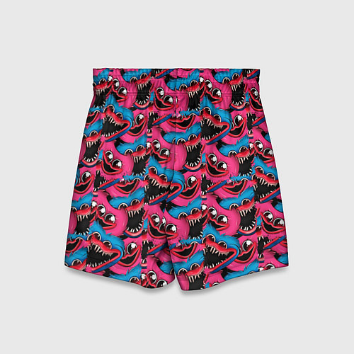 Детские шорты POPPY PLAYTIME HAGGY WAGGY AND KISSY MISSY ПАТТЕРН / 3D-принт – фото 2