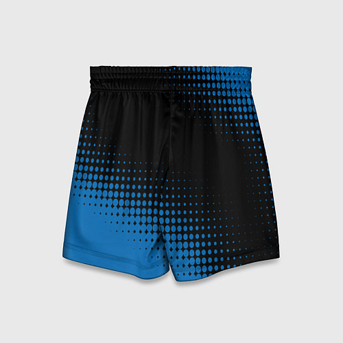 Детские шорты Inter абстракция / 3D-принт – фото 2