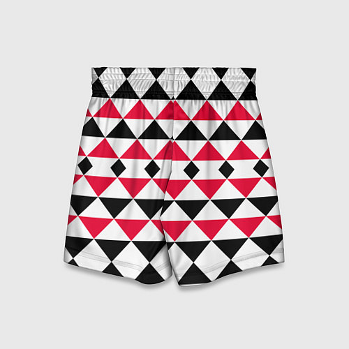 Детские шорты Geometric shapes triangles / 3D-принт – фото 2