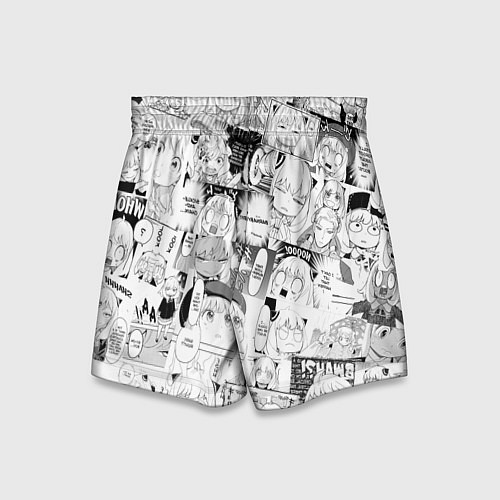 Детские шорты Spy Family Heh Семья Шпиона Анечка Фоджер / 3D-принт – фото 2