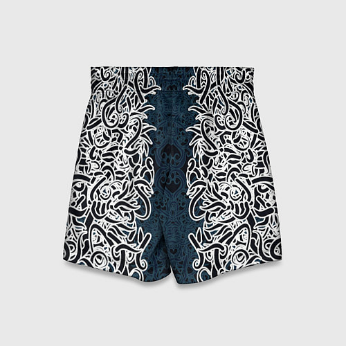 Детские шорты Белый шум / 3D-принт – фото 2