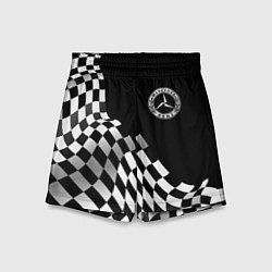 Детские шорты Mercedes racing flag