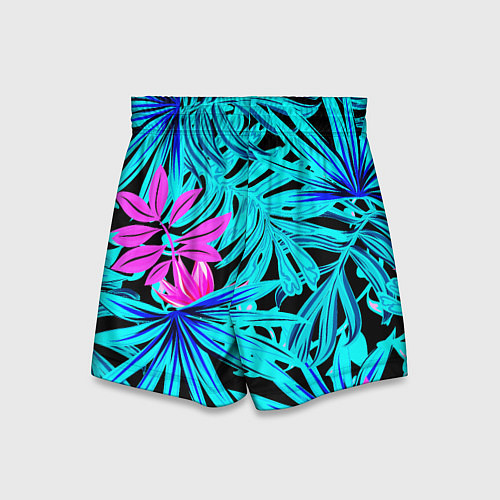 Детские шорты Palm branches / 3D-принт – фото 2