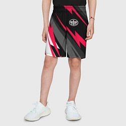 Шорты детские FAW fast lines, цвет: 3D-принт — фото 2