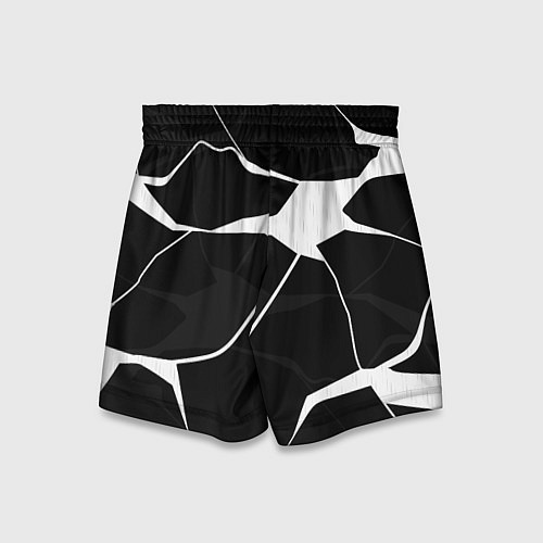Детские шорты Черно-белая классика / 3D-принт – фото 2