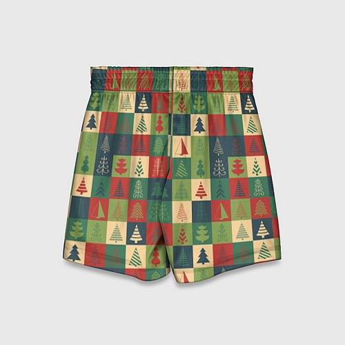 Детские шорты Здравствуй ёлка Новый год / 3D-принт – фото 2