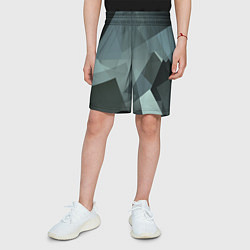 Шорты детские Геометрия, цвет: 3D-принт — фото 2