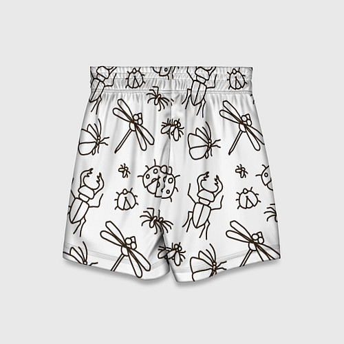Детские шорты Bugs pattern / 3D-принт – фото 2